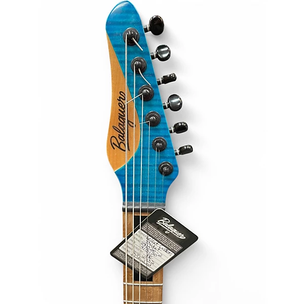 Balaguer Used Balaguer SELECT CUSTOM THICKET BLUE QUILT Solid Body Electric Guitar.gc