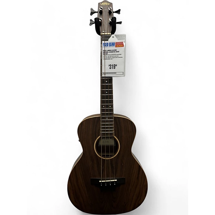 Used Lanikai LB eBU Natural Acoustic Bass Guitar