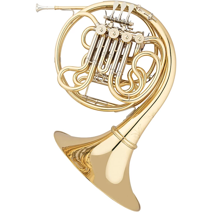 EFH885UD Professional Series Geyer Knopf Double Horn with Detachable Bell Raw Brass