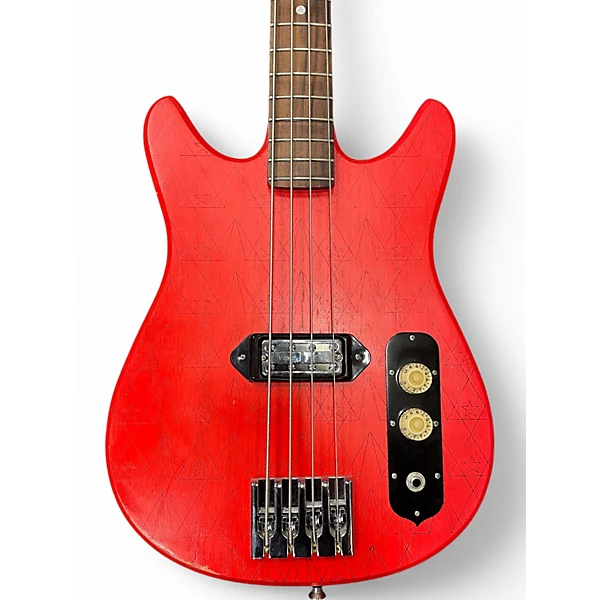 Used Blastcult MAGIC 13 Red Electric Bass Guitar