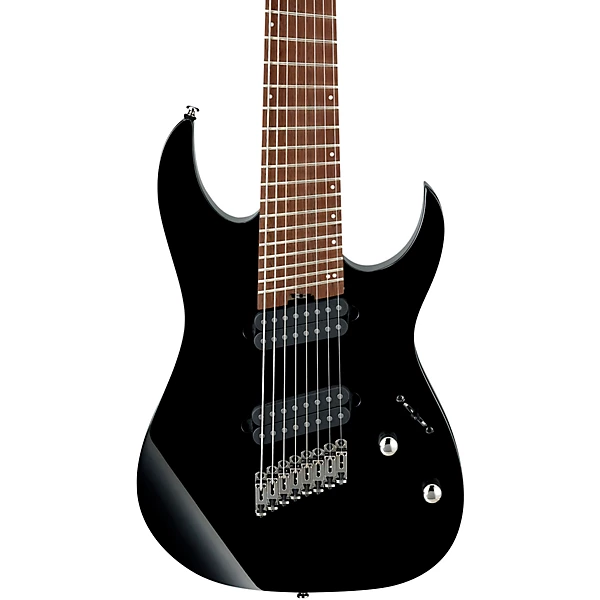 Ibanez RGMS8 Multi Scale 8 String Electric Guitar Black