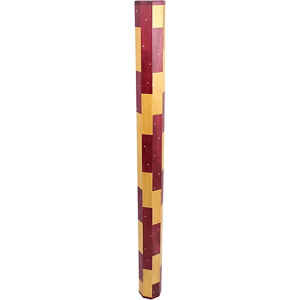 A Tempo Percussion Violet Pattern Artisan Hardwood Rainstick