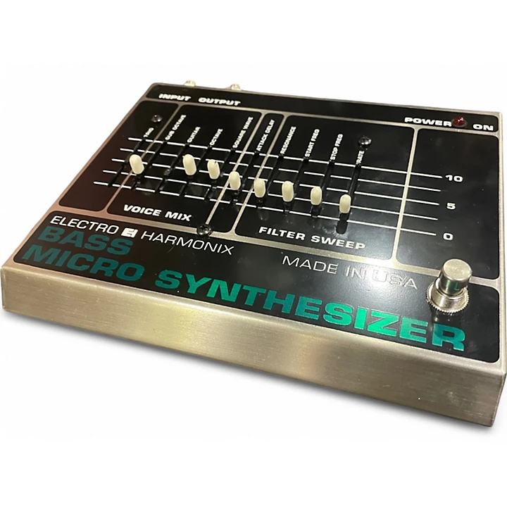 Used 2000 Electro Harmonix Bass Micro Synth Bass Effect Pedal