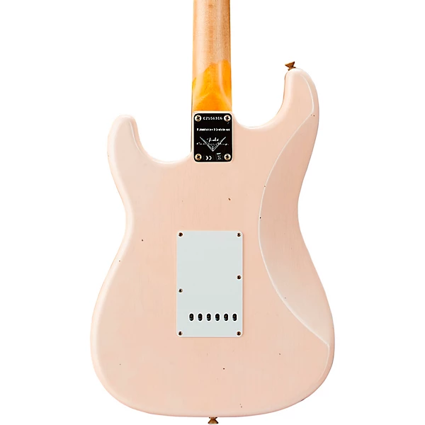 Fender Custom Shop Limited Edition '60 Stratocaster Journeyman Relic Rosewood Fingerboard Electric Guitar Super Faded Aged Shell Pink