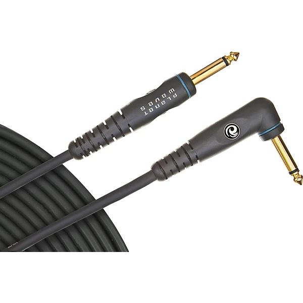 Gold Plated 1 4 Angled Straight Instrument Cable 10 ft