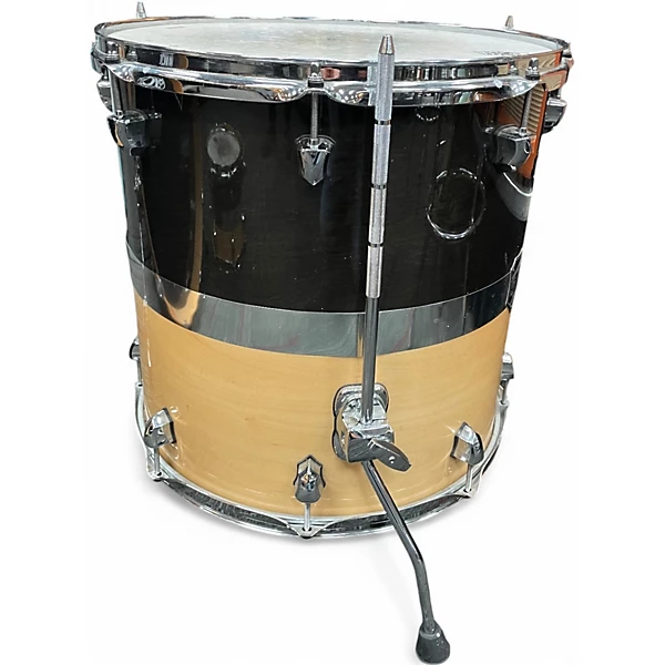 SJC Drums Used SJC Drums 3 Piece Custom Maple Tuxedo Drum Kit.gc