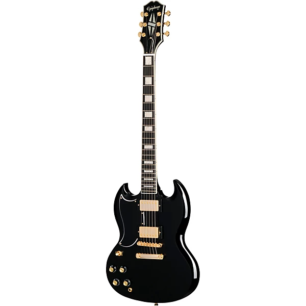 SG Custom Left Handed Electric Guitar Ebony