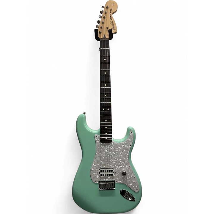 Fender Used 2023 Fender Tom DeLonge Stratocaster Surf Green Solid Body Electric Guitar.gc