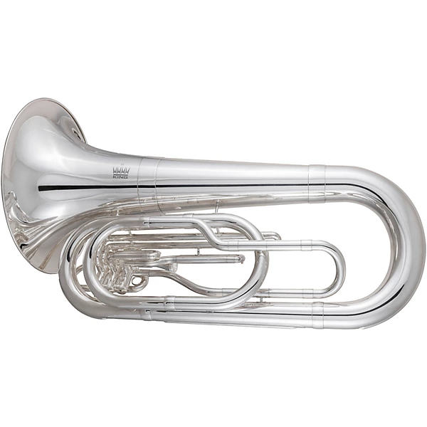 KMT410 Performance Series 3 Valve BBb Marching Tuba Silver plated