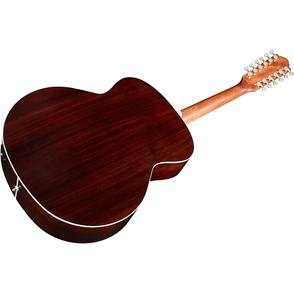 Guild F 2512E Deluxe Rosewood Westerly Collection Jumbo 12 String Acoustic Electric Guitar Natural