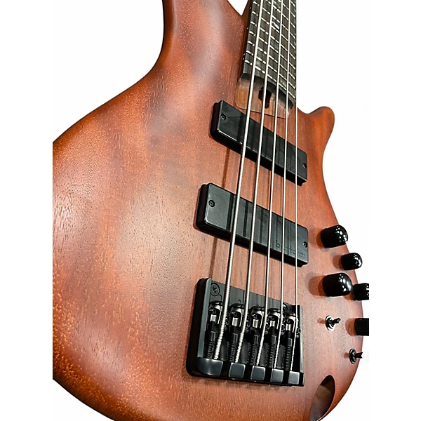 Used Ibanez SR505E Natural Electric Bass Guitar