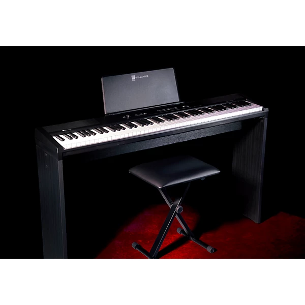 Legato LE Pack 88 Key Digital Piano with Power Supply Sustain Pedal Wooden Stand and Bench