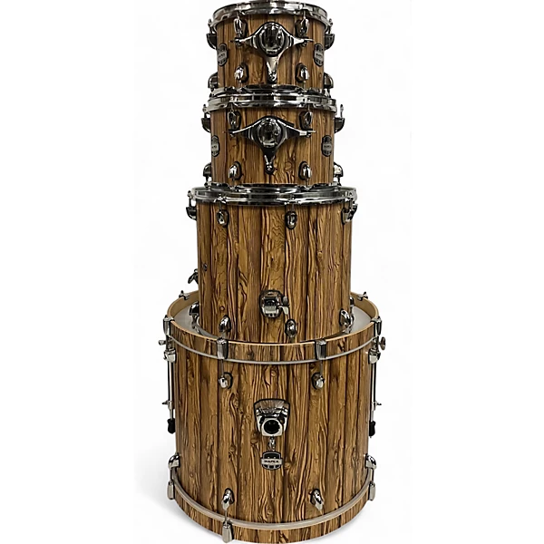 Mapex Used Mapex 4 Piece Limited Edition Mars Series 5 Piece Crossover Shell Pack NATURAL Drum Kit.gc