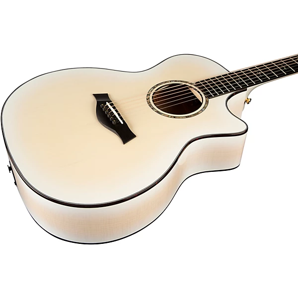 Taylor 614ce Limited Edition 50th Anniversary Grand Auditorium Acoustic Electric Guitar Trans White Edgeburst