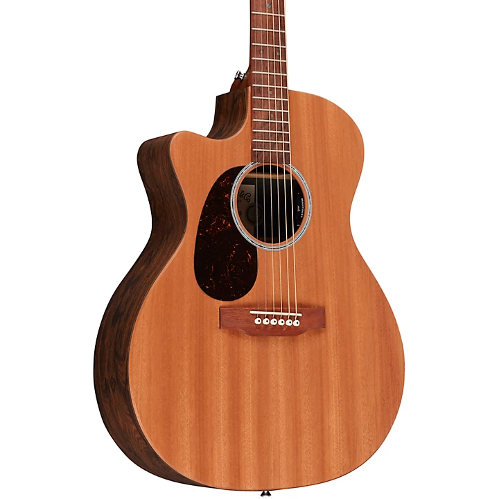 Martin GPCX2E X Series Ziricote Left Handed Grand Performance Acoustic Electric Guitar Natural