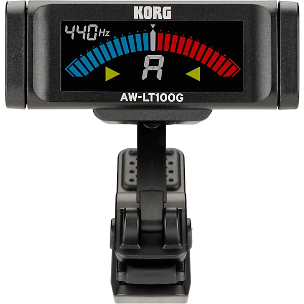 AW LT100G Clip On Guitar Tuner Black