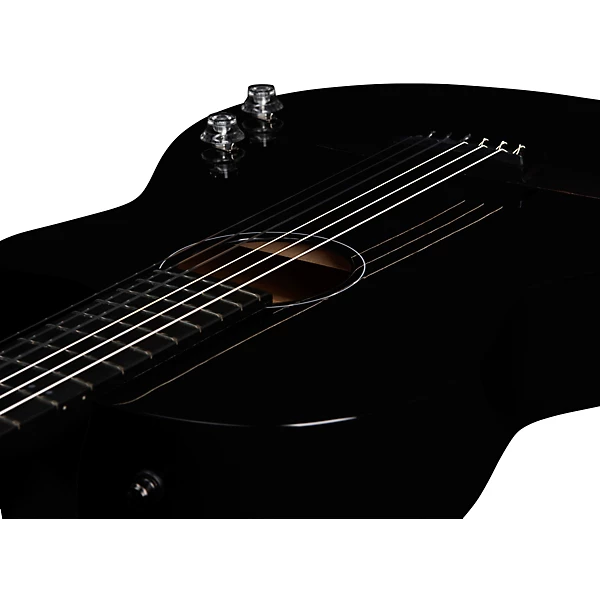 Arena Pro CW Limited Edition Nylon String Classical Acoustic Electric Guitar Onyx Black