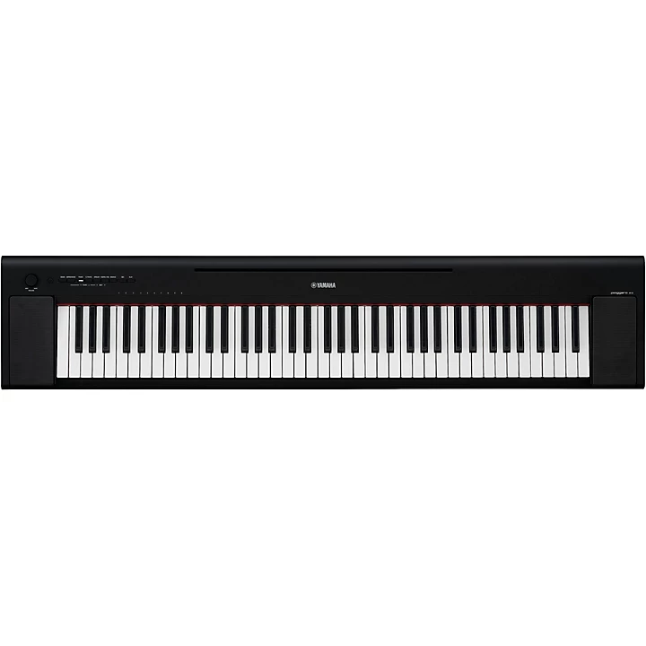 Yamaha Piaggero NP 35 76 Key Portable Keyboard With Power Adapter Level 2 Black