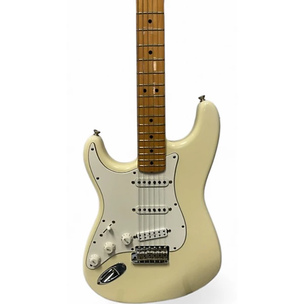 Vintage 1997 Fender american stratocaster jimi hendrix Tribute Olympic White Solid Body Electric Guitar