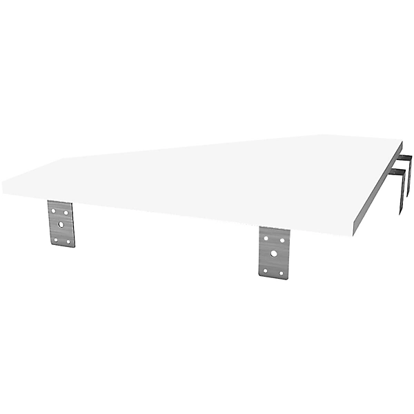 Modular Side Car Rack Adapter White