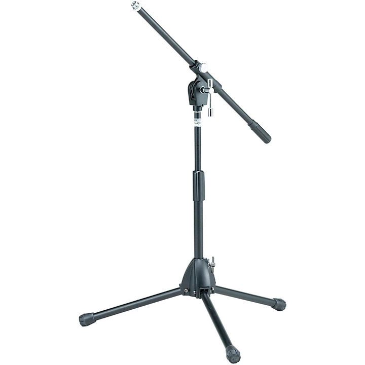 Short Boom Microphone Stand Black