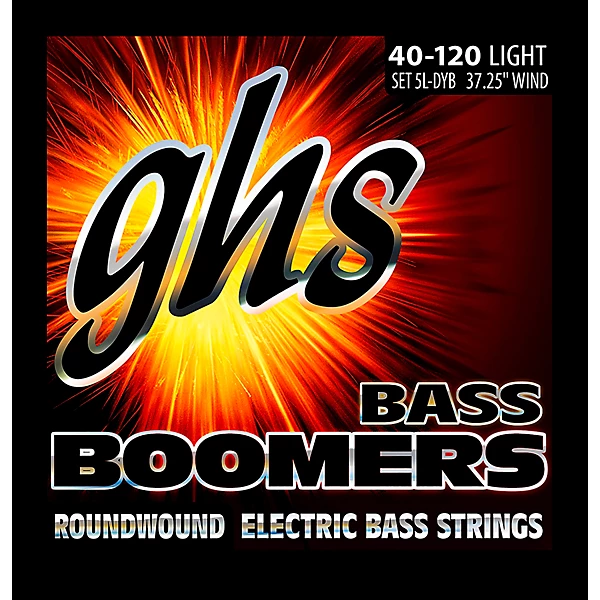 Bass Boomers 5 String Roundwound Bass Strings 40