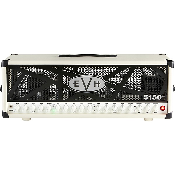 EVH 5150 III 100W 3 Channel Tube Guitar Amp Head Level 1 Ivory 481477004460000.gc