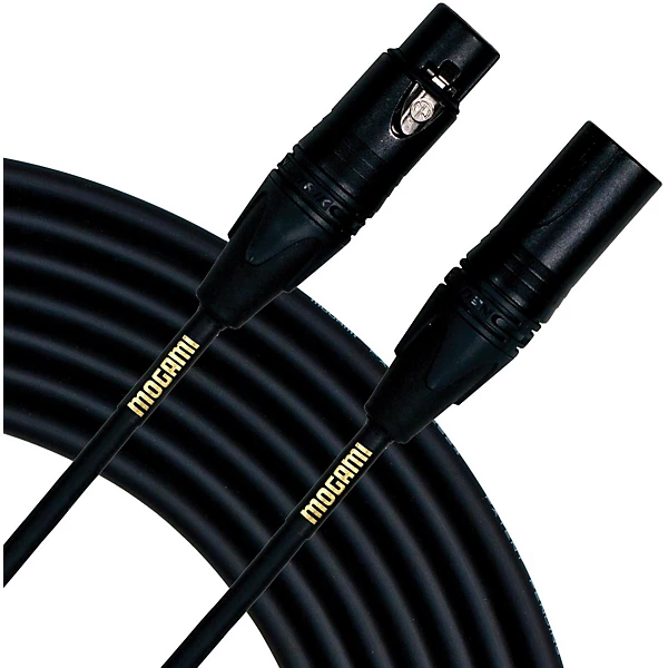 Mogami Gold Stage Mic Cable with Neutrik XLR Connectors Level 1 30 ft 338011004000098.gc