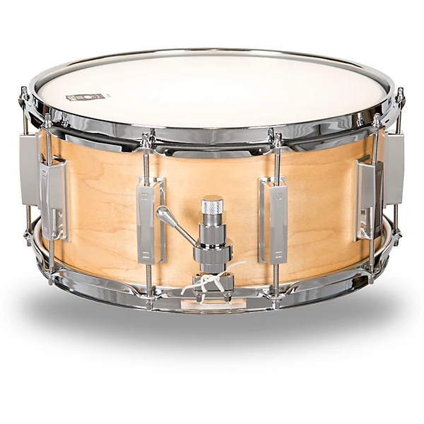 Classic Wood Maple Snare Drum with Chrome Hardware