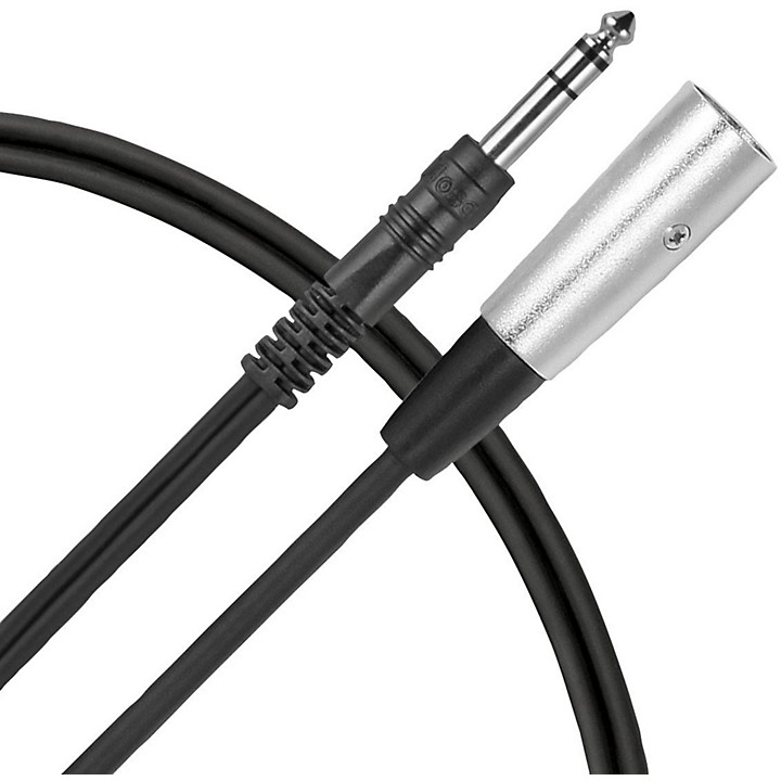 Essential Interconnect Cable 1 4 TRS to XLR Male 5 ft Black