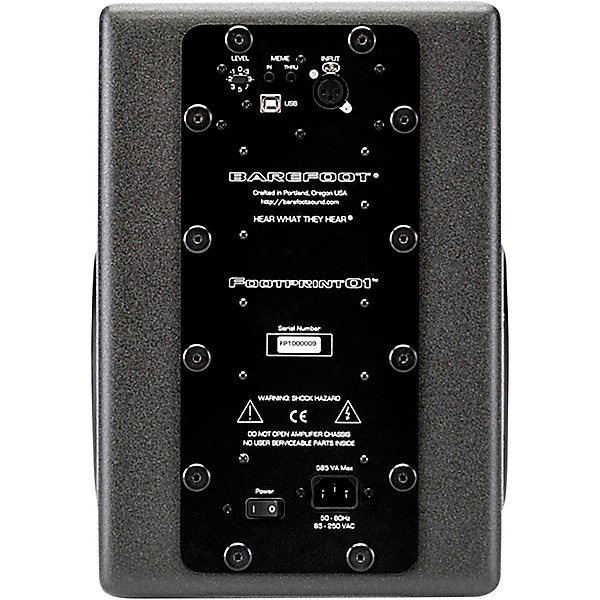 Barefoot Sound Footprint01 8 3 Way Powered Studio Monitors Pair Level 1 L75660004000000.gc