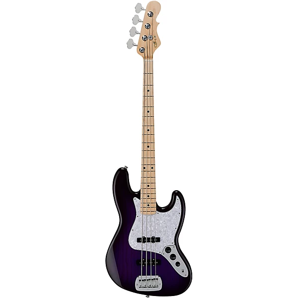 Fullerton Deluxe JB With Maple Fretboard Electric Bass Purple Burst