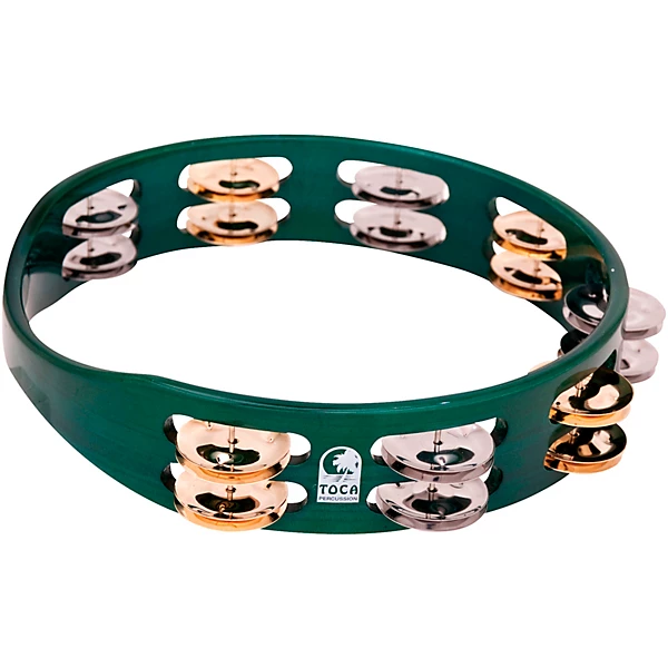 Toca Colorsound Tambourine 10 in. Green