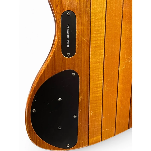 DeArmond Used DeArmond pilot dlx VI Natural Electric Bass Guitar.gc