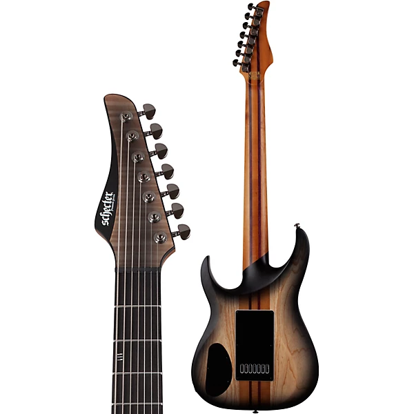Schecter Guitar Research Banshee Mach 7 EverTune 7 String Electric Guitar FalloutBurst