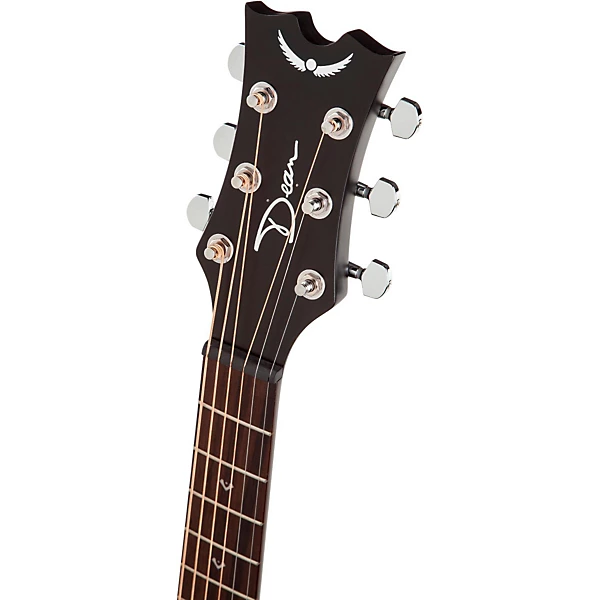 Flight Series Travel Acoustic Guitar Satin Black