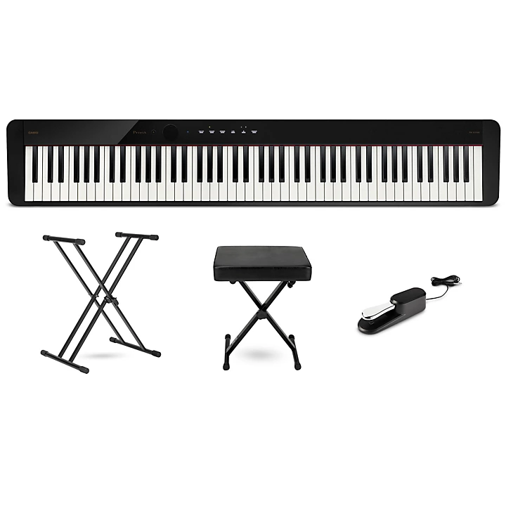 PX S1100 Privia Digital Piano Essentials Bundle Black