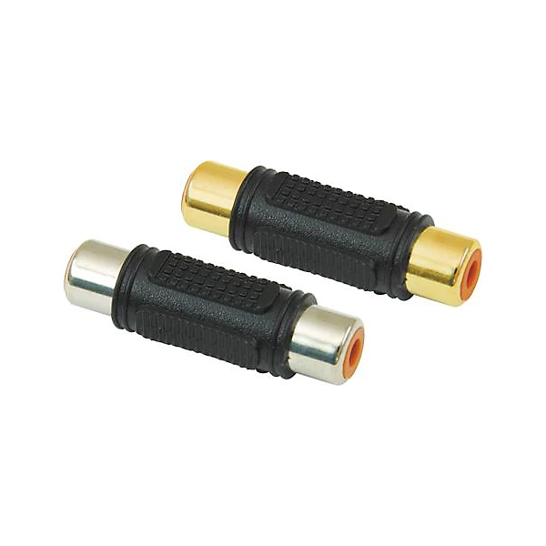 RCA Female to RCA Female Adapter Gold