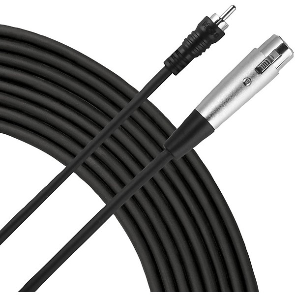 Essential Interconnect Cable RCA Male to XLR Female 10 ft Black