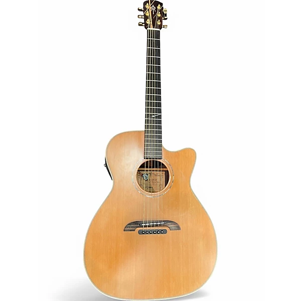 Alvarez Used Alvarez WY1 Yairi Stage OM Folk Natural Acoustic Electric Guitar