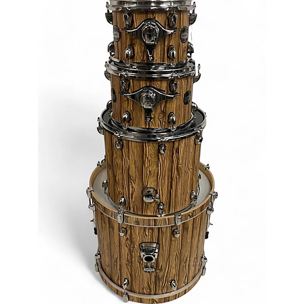 Mapex Used Mapex 4 Piece Limited Edition Mars Series 5 Piece Crossover Shell Pack NATURAL Drum Kit.gc