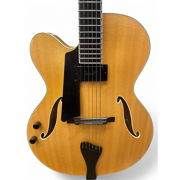 Used Benedetto Guitars Bravo Deluxe Left Handed Natural Hollow Body Electric Guitar