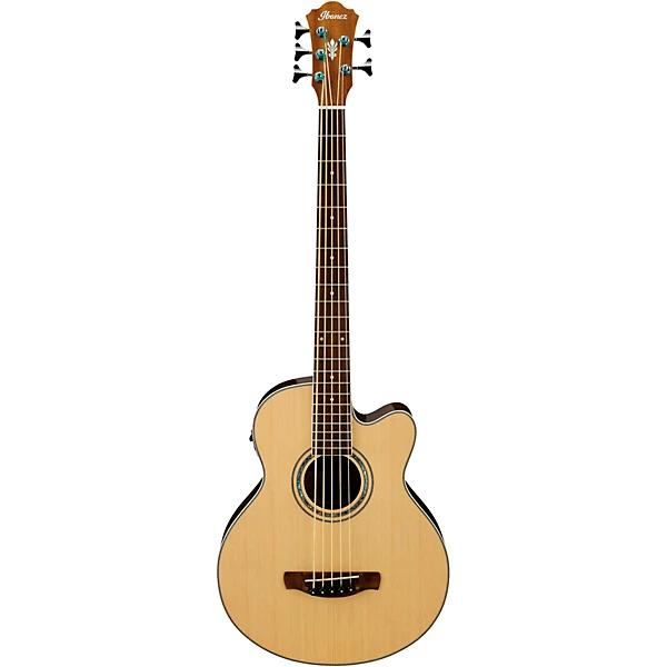 AEB105E Acoustic Electric 5 String Bass Gloss Natural