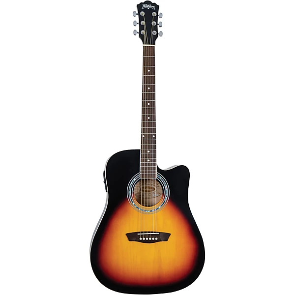 WA90CE Dreadnought Acoustic Electric Guitar Vintage Tobacco Sunburst