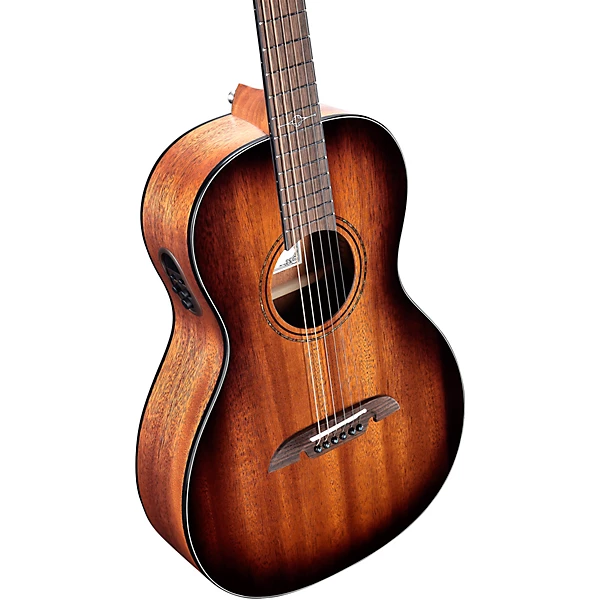 AP66E Parlor Acoustic Electric Guitar Shadow Burst