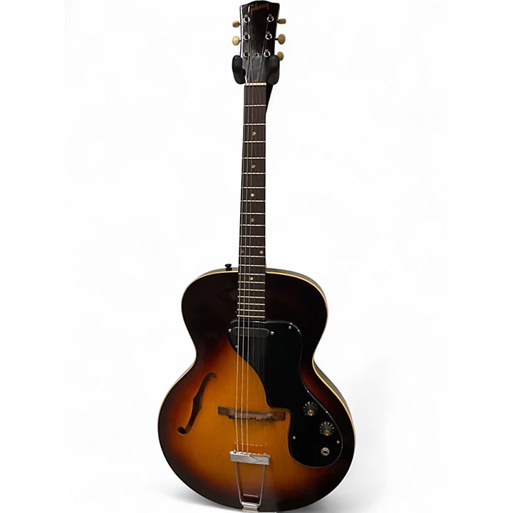 Vintage 1966 Gibson ES120T 2 Color Sunburst Hollow Body Electric Guitar