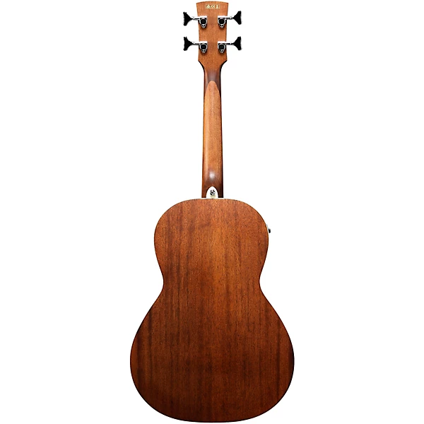 PNB14E Parlor Acoustic Electric Bass Guitar Natural