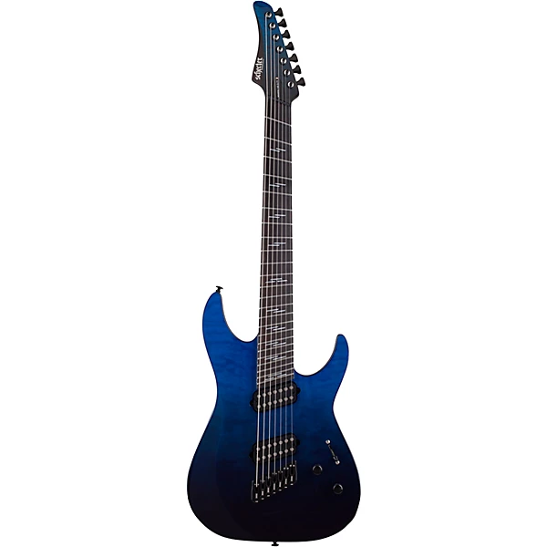 Reaper 7 String Elite Multiscale Electric Guitar Deep Ocean Blue