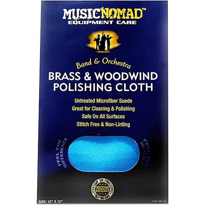 Brass Woodwind Untreated Microfiber Polishing Cloth