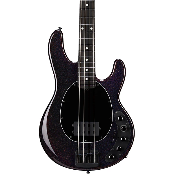 Ernie Ball Music Man DarkRay 4 String Electric Bass Guitar Level 2 Dark Rainbow